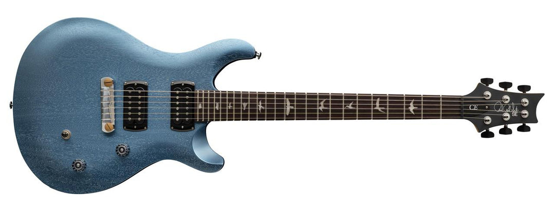 PRS SE CE24 Standard Stoptail Satin, Ice Blue Metallic