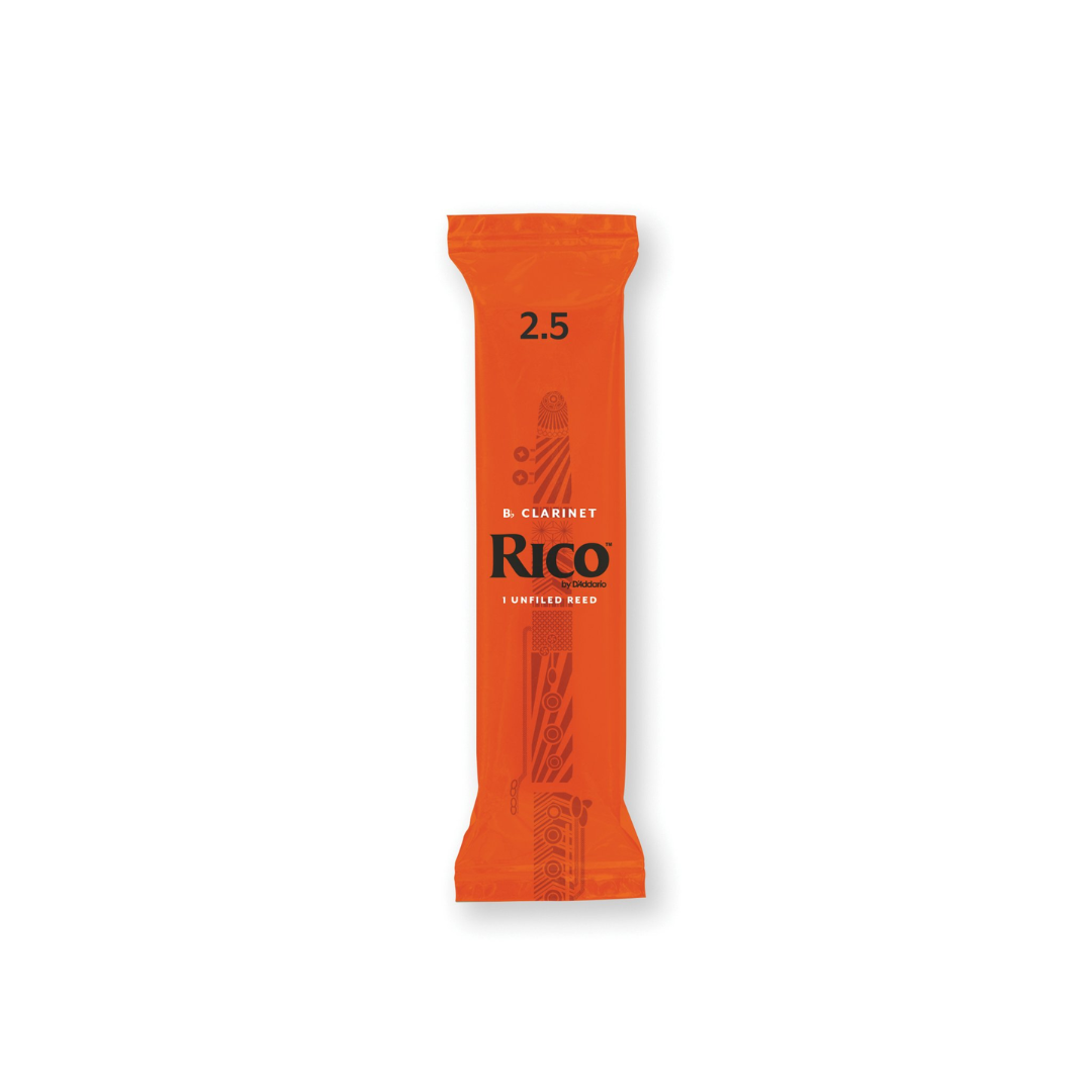 Rico by D'Addario Bb Clarinet Reed, 2.5, Single