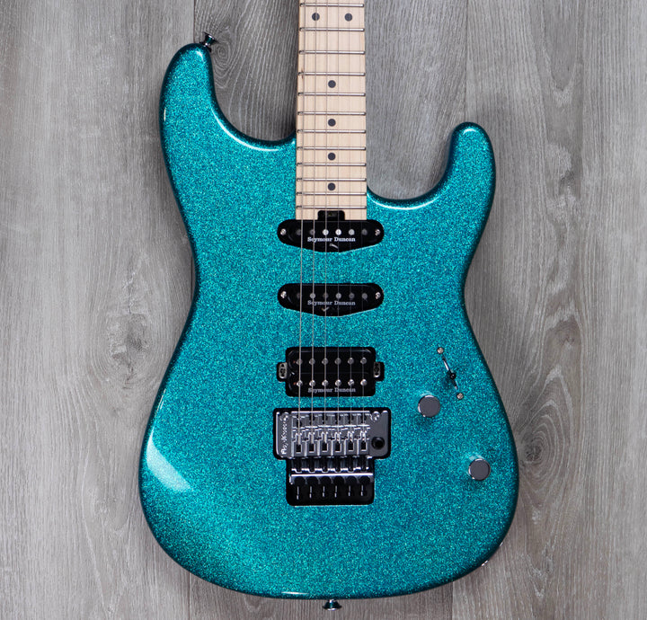 Charvel Pro-Mod San Dimas Style 1 HSS FR M, diapasón de arce, platino perlado