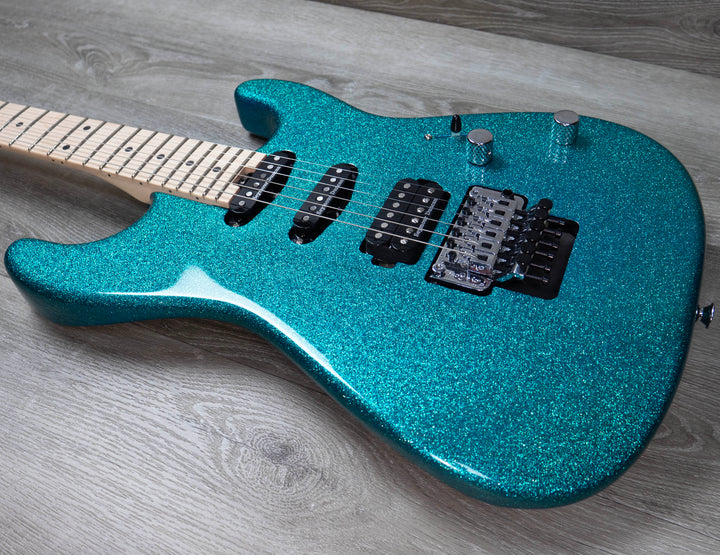 Charvel Pro-Mod San Dimas Style 1 HSS FR M, diapasón de arce, platino perlado