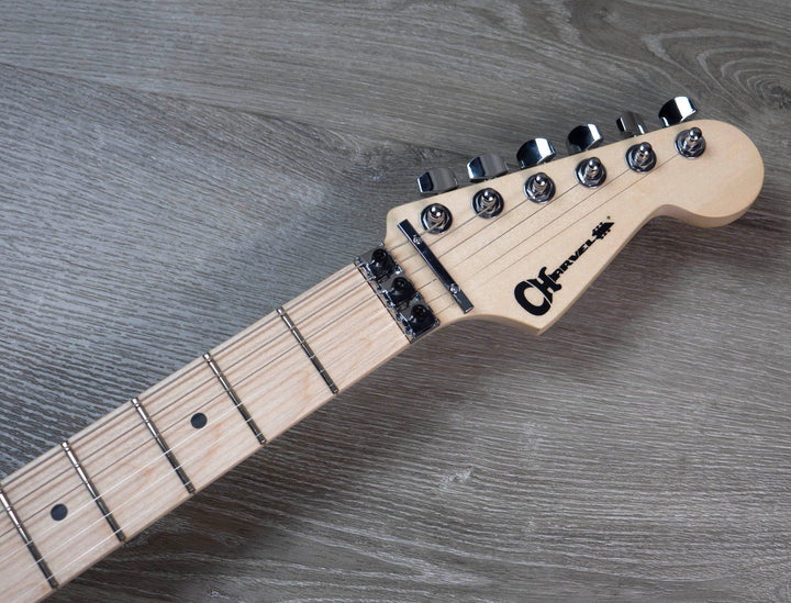 Charvel Pro-Mod San Dimas Style 1 HSS FR M, diapasón de arce, platino perlado