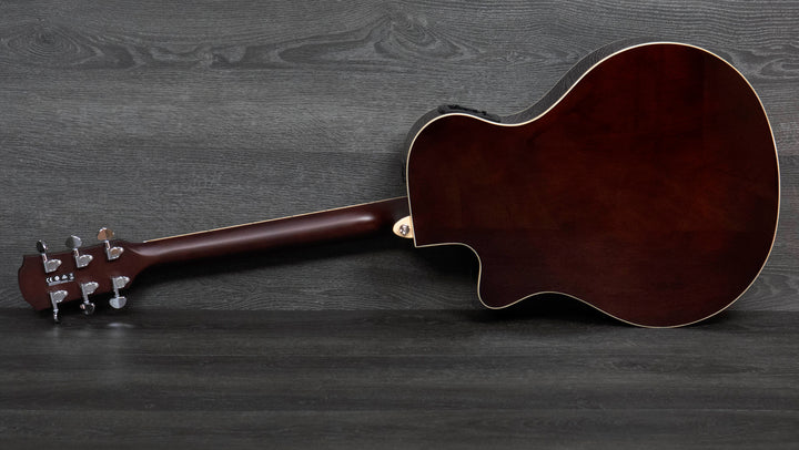 Guitare électro-acoustique Yamaha APX600FM, table en érable flammé, ambre