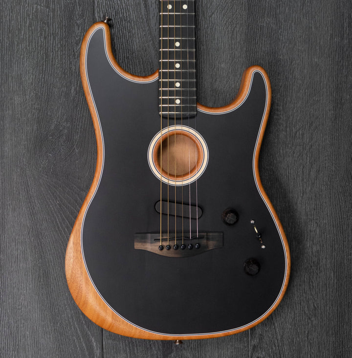 Fender American Acoustasonic Stratocaster, Black