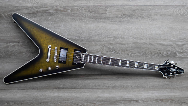 Epiphone Flying V Prophecy, Aged Yellow Tiger