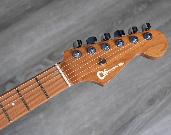 Charvel Pro-Mod DK24 HH 2PT CM, diapasón de arce caramelizado, Malibu Sunset