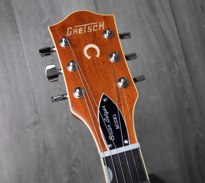 Gretsch G6120T-BSSMK Brian Setzer Signature Nashville Hollow Body '59 "Smoke" avec Bigsby, touche en ébène, orange fumé