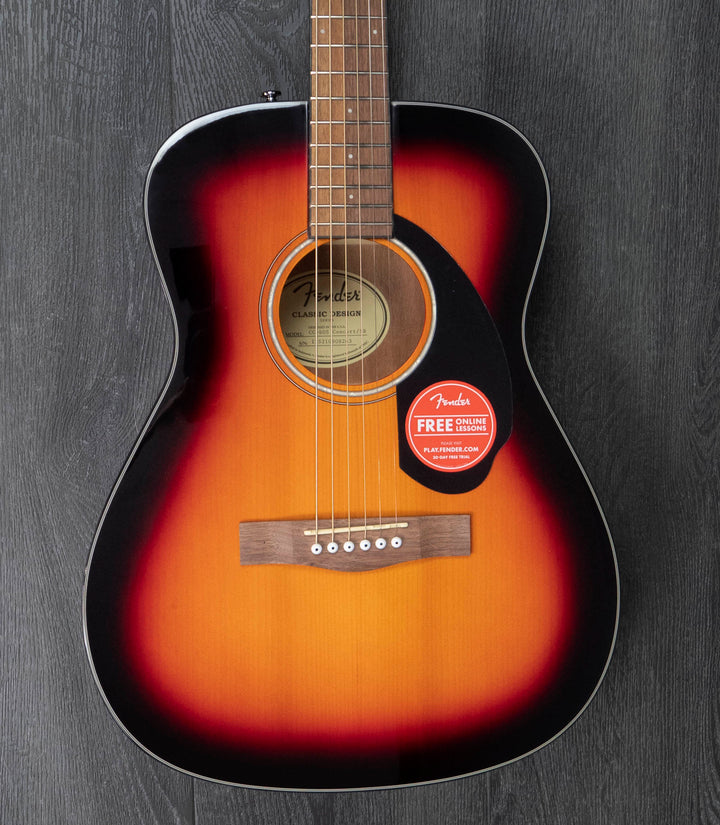 Fender CC-60S Concert, Walnut Fingerboard, 3-colour Sunburst