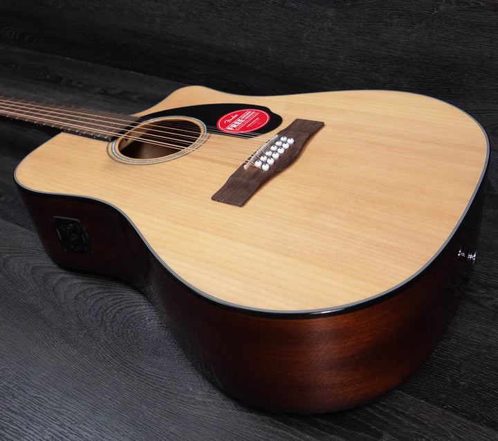 Fender CD-60SCE Dreadnought 12-string, Walnut Fingerboard, Natural