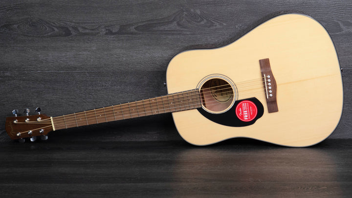 Fender CD-60S pour gaucher, touche en noyer, naturel