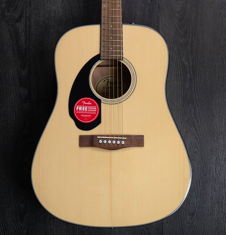 Fender CD-60S pour gaucher, touche en noyer, naturel