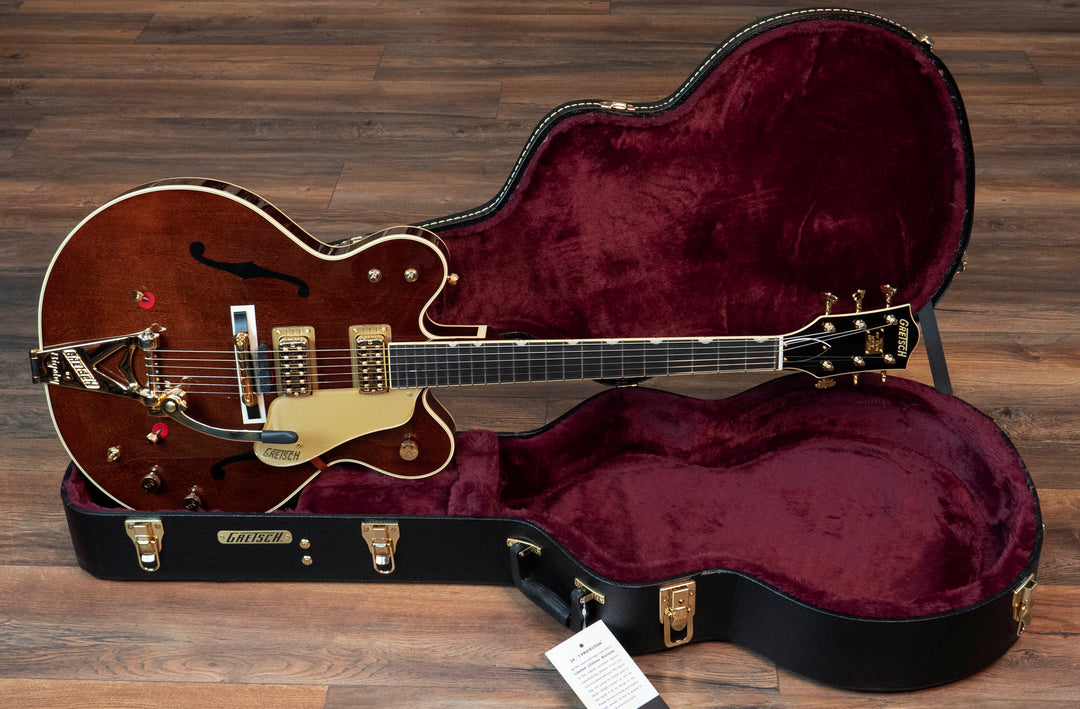 Gretsch G6122T-62 Vintage Select Edition '62 Chet Atkins Country Gentleman Hollow Body with Bigsby, TV Jones, Walnut Stain