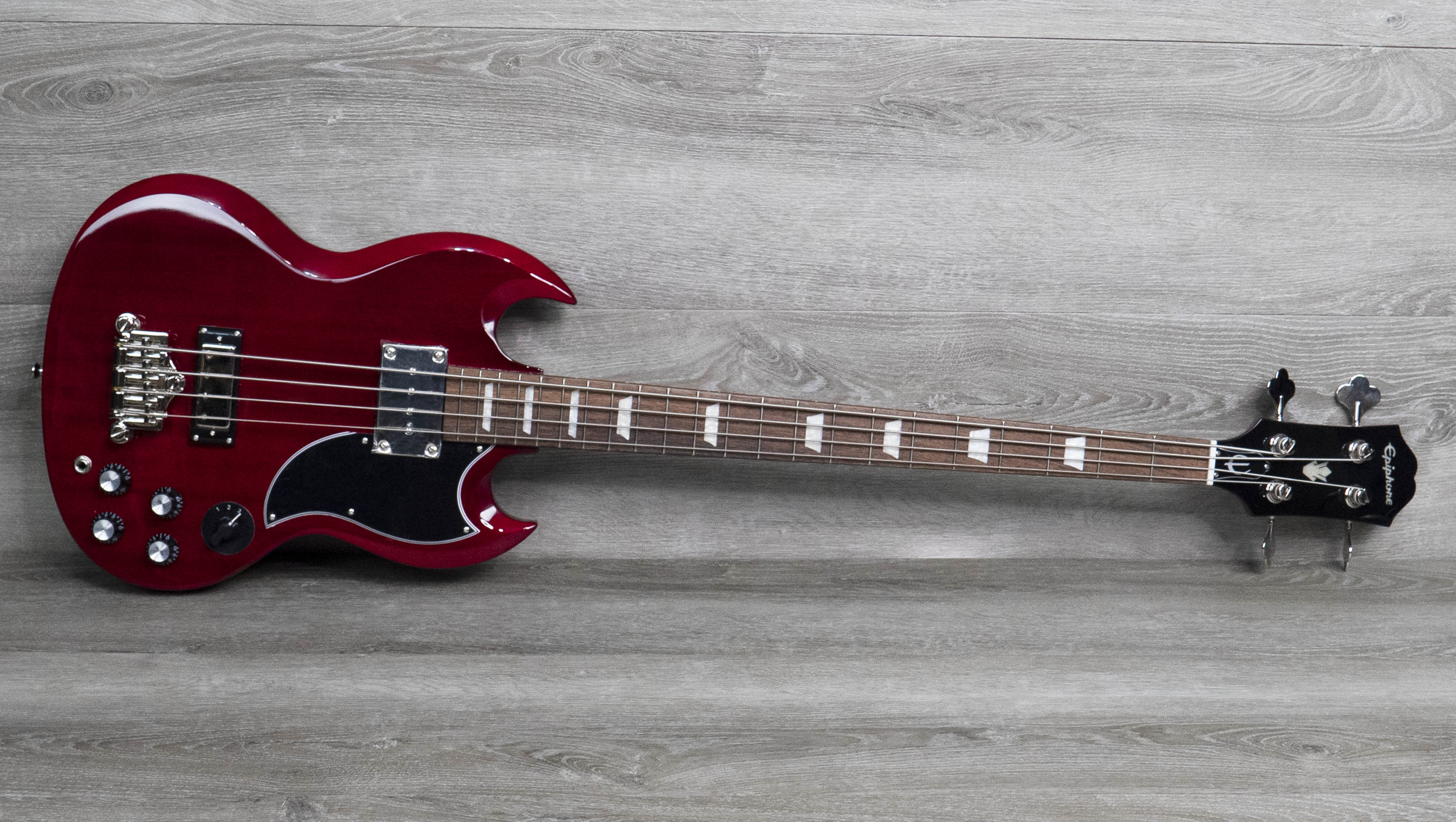 Epiphone EB-3 Bass Guitar, Cherry – A Strings