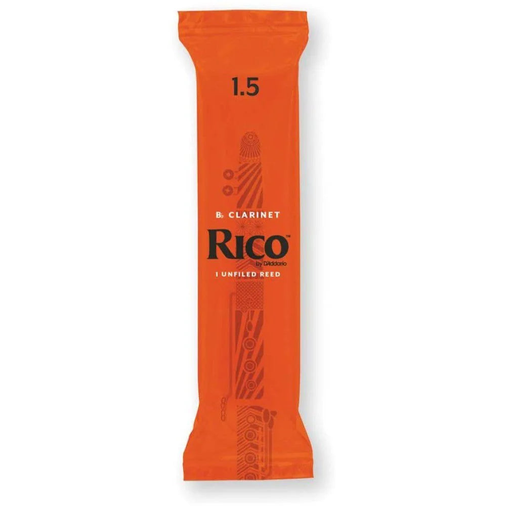 Caña para clarinete en si bemol Rico de D'Addario, 1,5, individual
