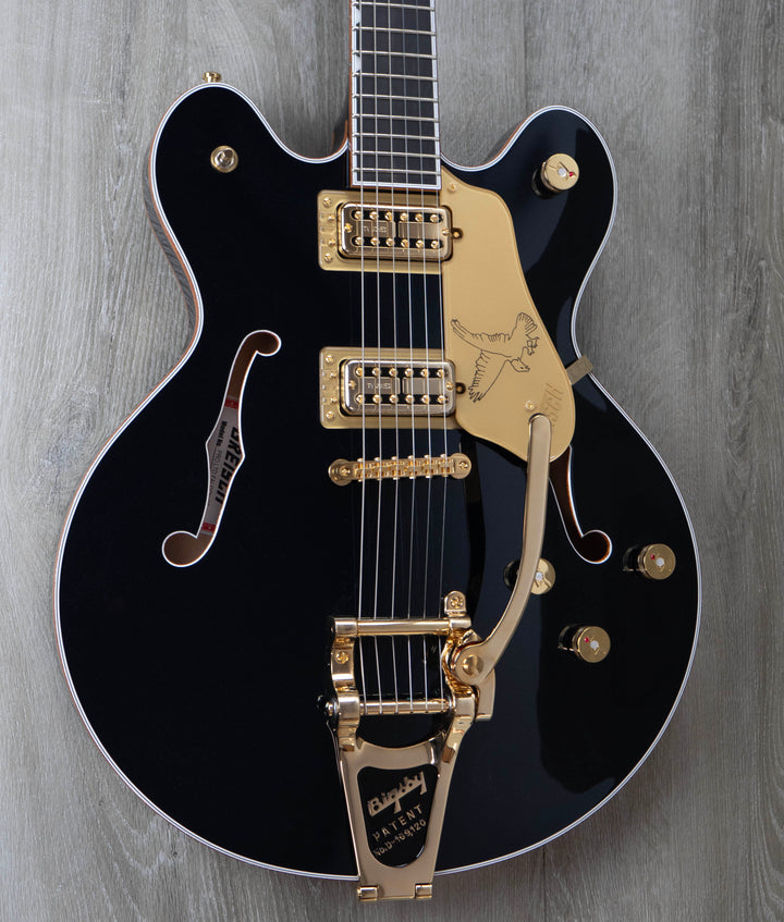 Gretsch Falcon Center Block LTD with String-Thru Bigsby and Gold Hardware, Ebony Fingerboard, Midnight Sapphire