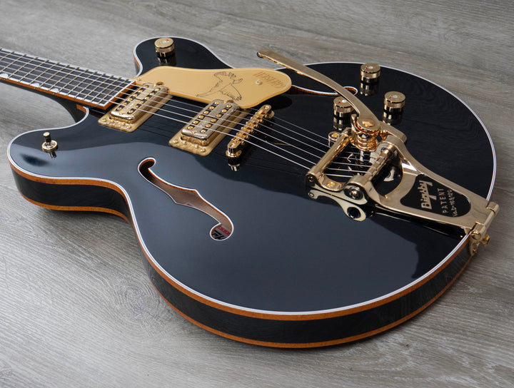 Gretsch Falcon Center Block LTD with String-Thru Bigsby and Gold Hardware, Ebony Fingerboard, Midnight Sapphire