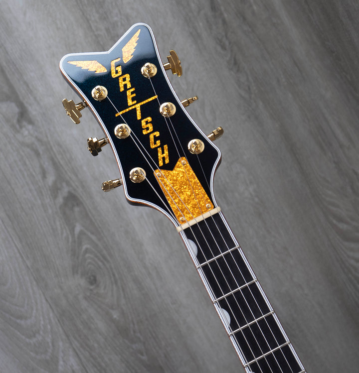 Gretsch Falcon Center Block LTD with String-Thru Bigsby and Gold Hardware, Ebony Fingerboard, Midnight Sapphire