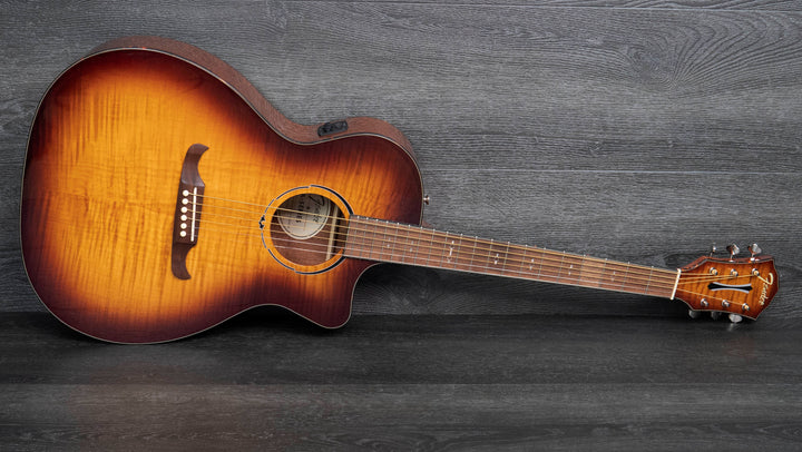 Fender FA-345CE Auditorium, Laurel Fingerboard, 3-Tone Tea Burst