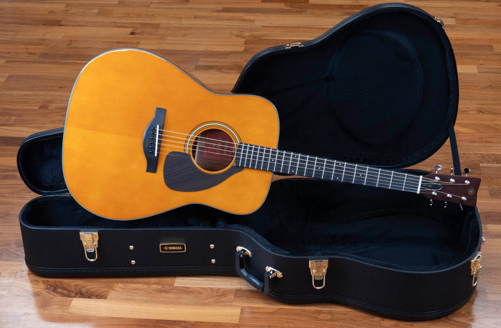 Yamaha FG5G Red Label Acoustic Guitar, Vintage Natural