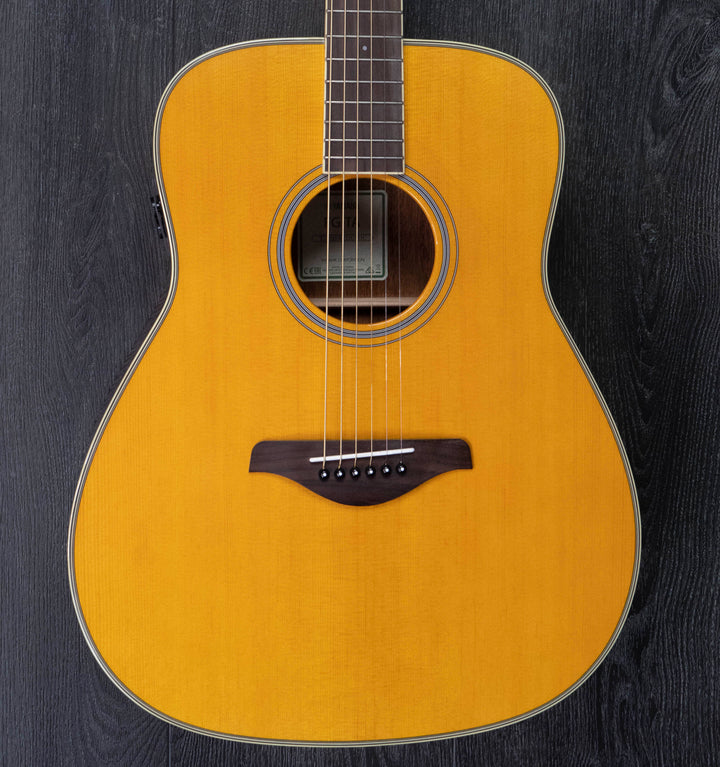 Yamaha FG-TA TransAcoustic Guitar, Vintage Tint