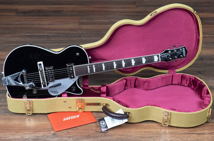 Gretsch G6128T-GH George Harrison Signature Duo Jet avec Bigsby, touche en palissandre, noir