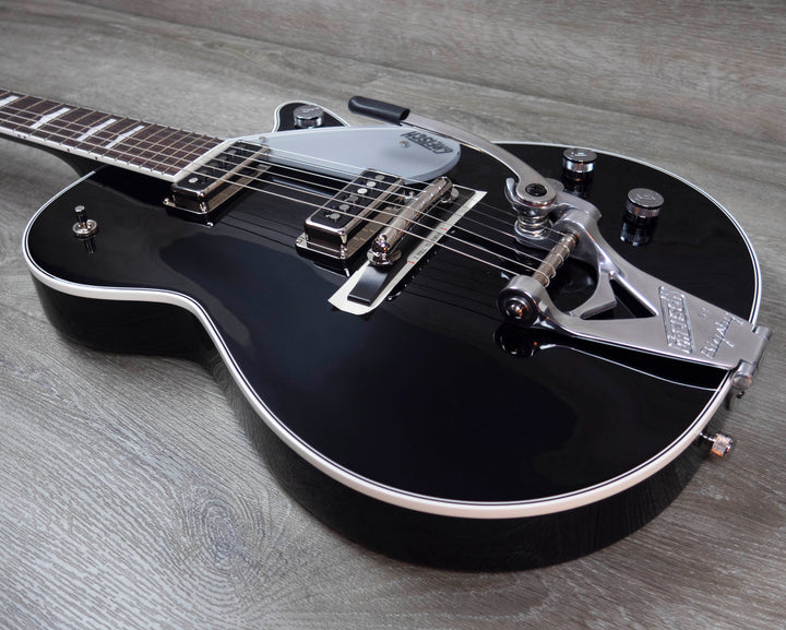 Gretsch G6128T-GH George Harrison Signature Duo Jet avec Bigsby, touche en palissandre, noir