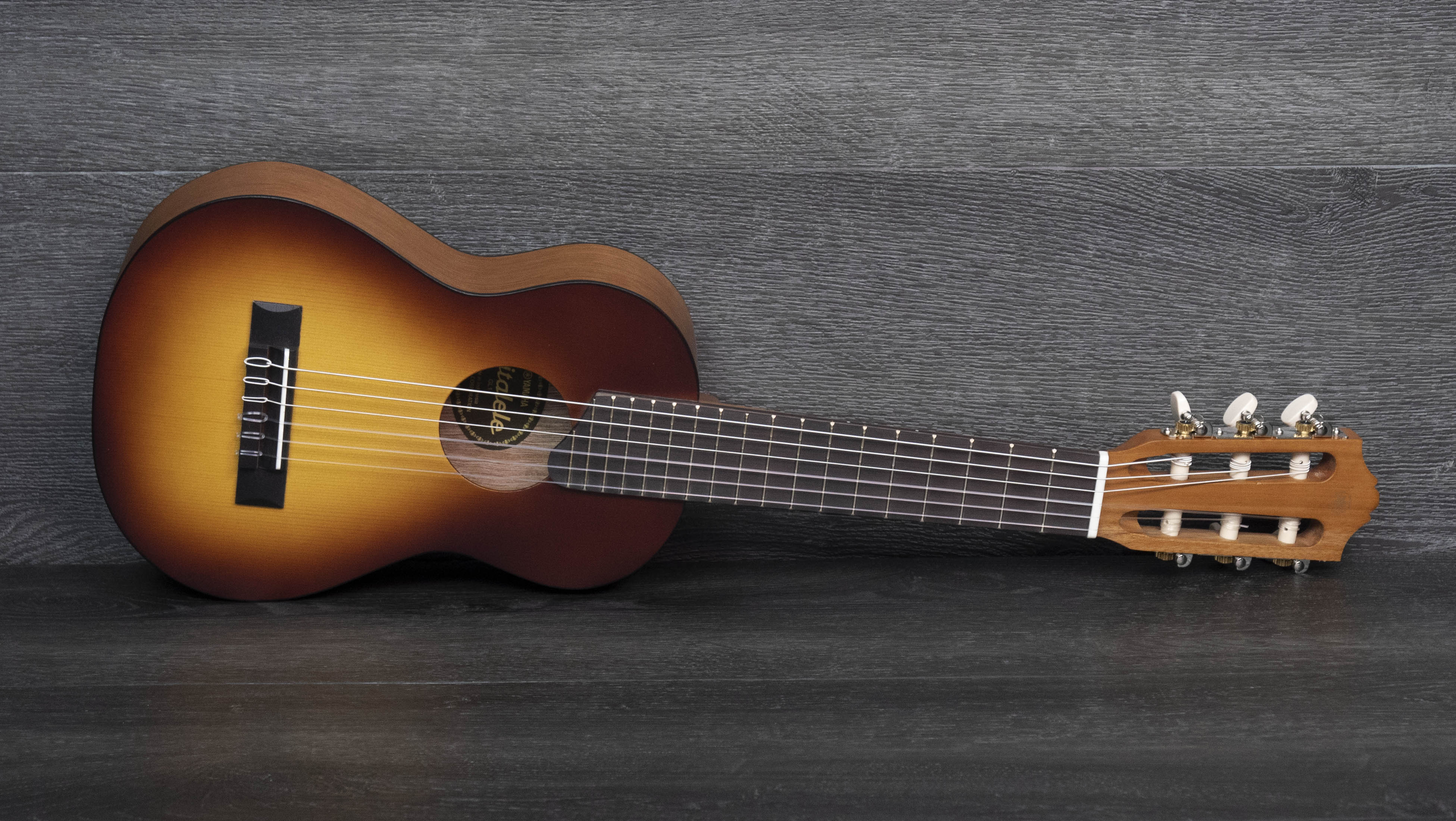 Yamaha GL1 Guitalele Micro Guitar, Tobacco Brown Sunburst – A Strings