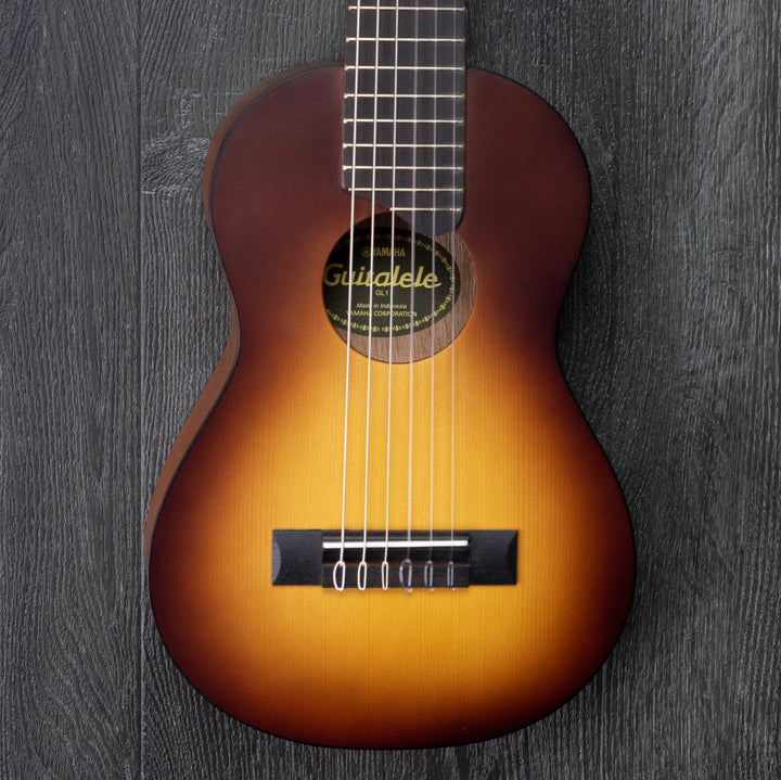 Yamaha GL1 Guitalele Micro Guitar, Tobacco Brown Sunburst