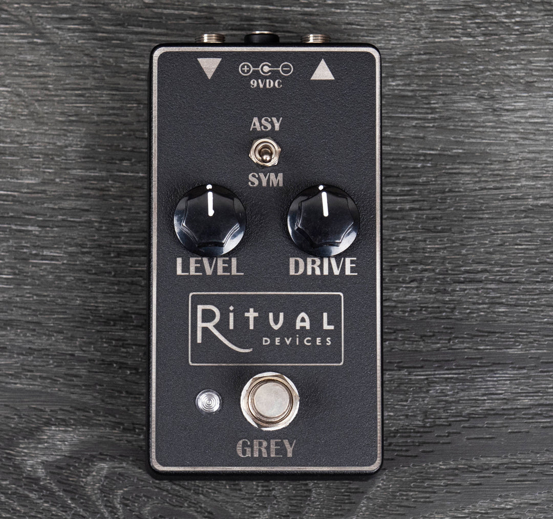 Ritual Devices GREY OVERDRIVE Effects Pedal