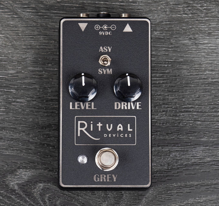 Ritual Devices GREY OVERDRIVE Effects Pedal