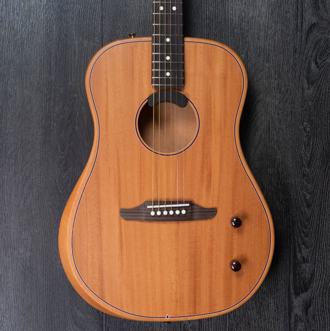 Fender Highway Series Dreadnought, diapasón de palisandro, toda de caoba