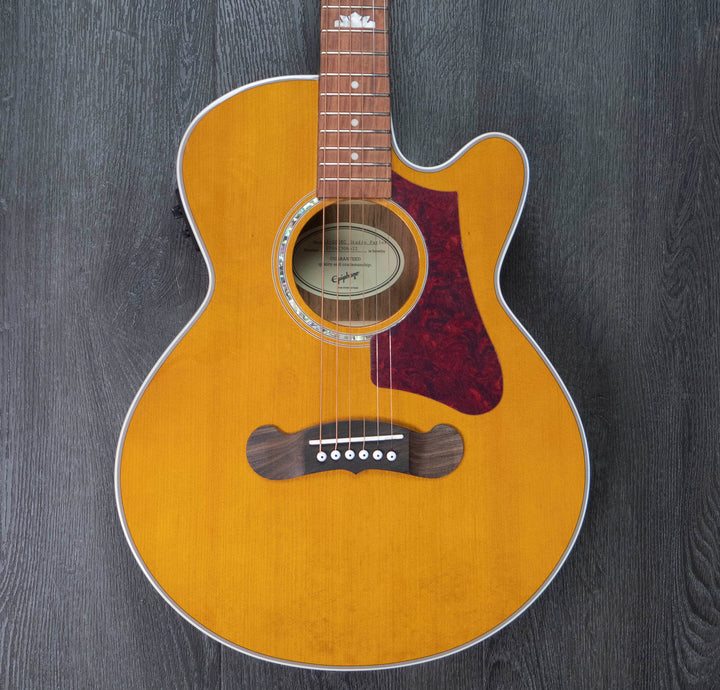 Epiphone J-200 EC Studio Parlour Electro-Acoustic, Vintage Natural