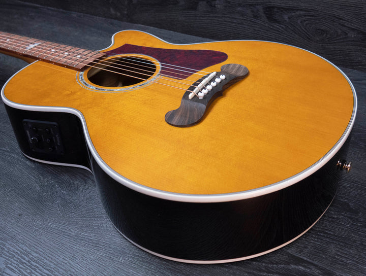 Epiphone J-200 EC Studio Parlour Electro-Acoustic, Vintage Natural