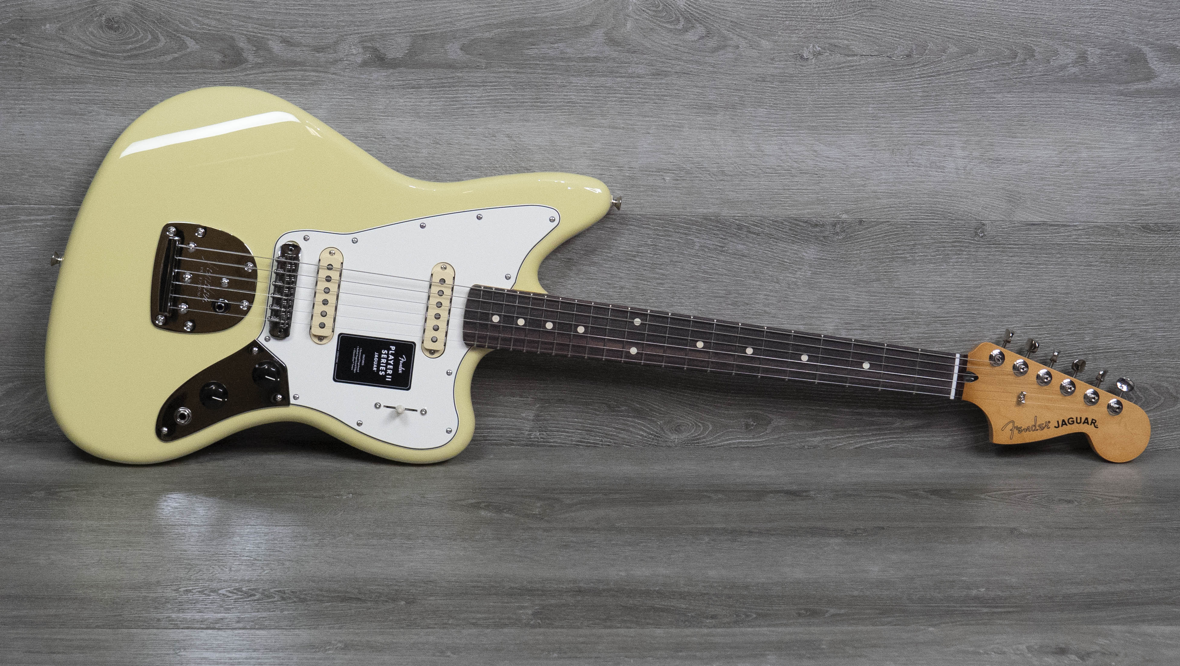 Fender Player II Jaguar, Rosewood Fingerboard, Hialeah Yellow – A