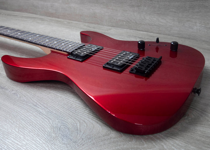 Jackson JS Series Dinky JS11, touche Amaranth, rouge métallisé