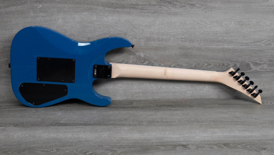 Jackson JS Series Dinky Arch Top JS32 DKA LH, touche en amarante, bleu vif