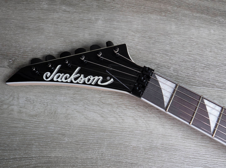 Jackson JS Series Dinky Arch Top JS32 DKA LH, touche en amarante, bleu vif