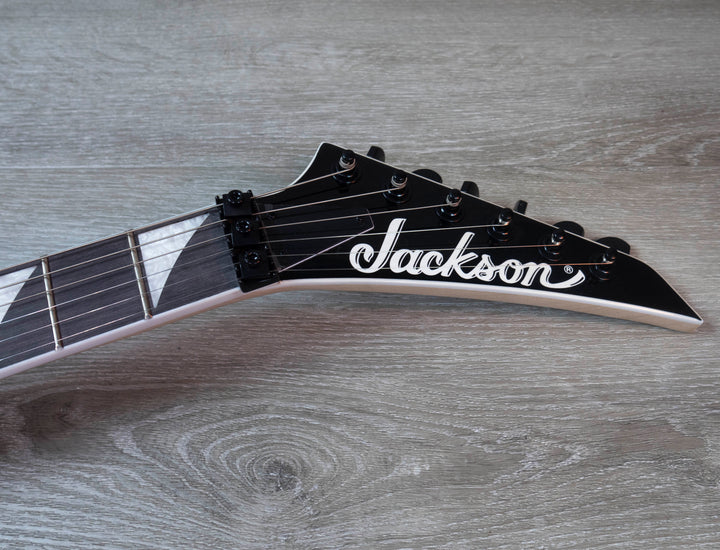 Jackson JS Series King V JS32, touche en amarante, blanche avec biseaux noirs