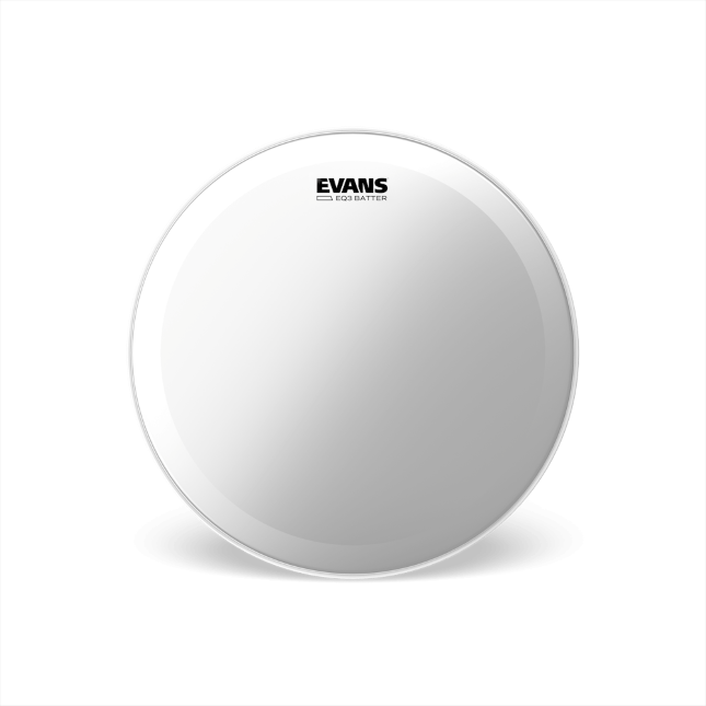 Evans EQ3 Clear Bass Drum Head, 22 Inch