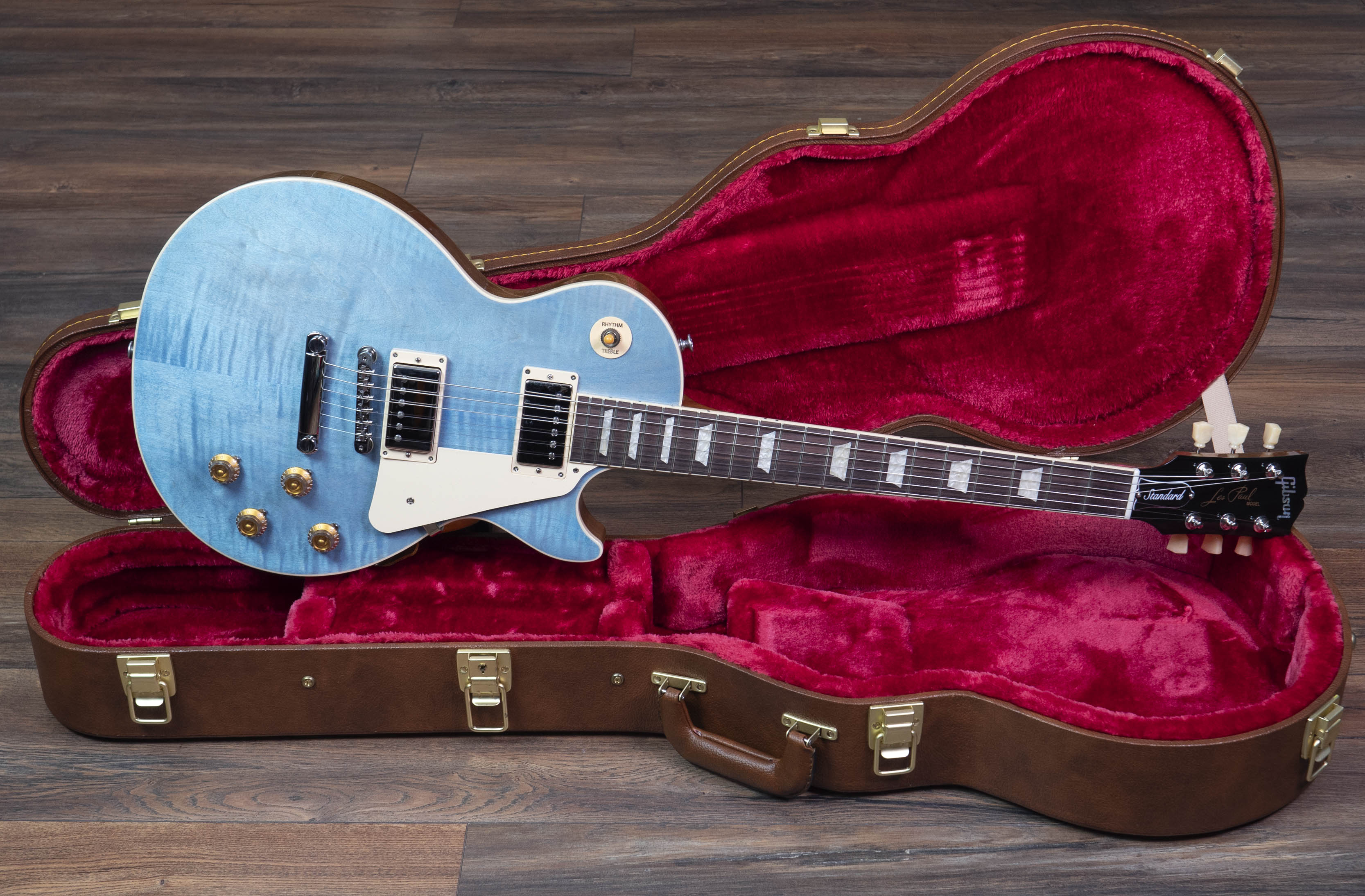 Gibson Les Paul Standard 50s Figured Top Custom Colour, Ocean Blue