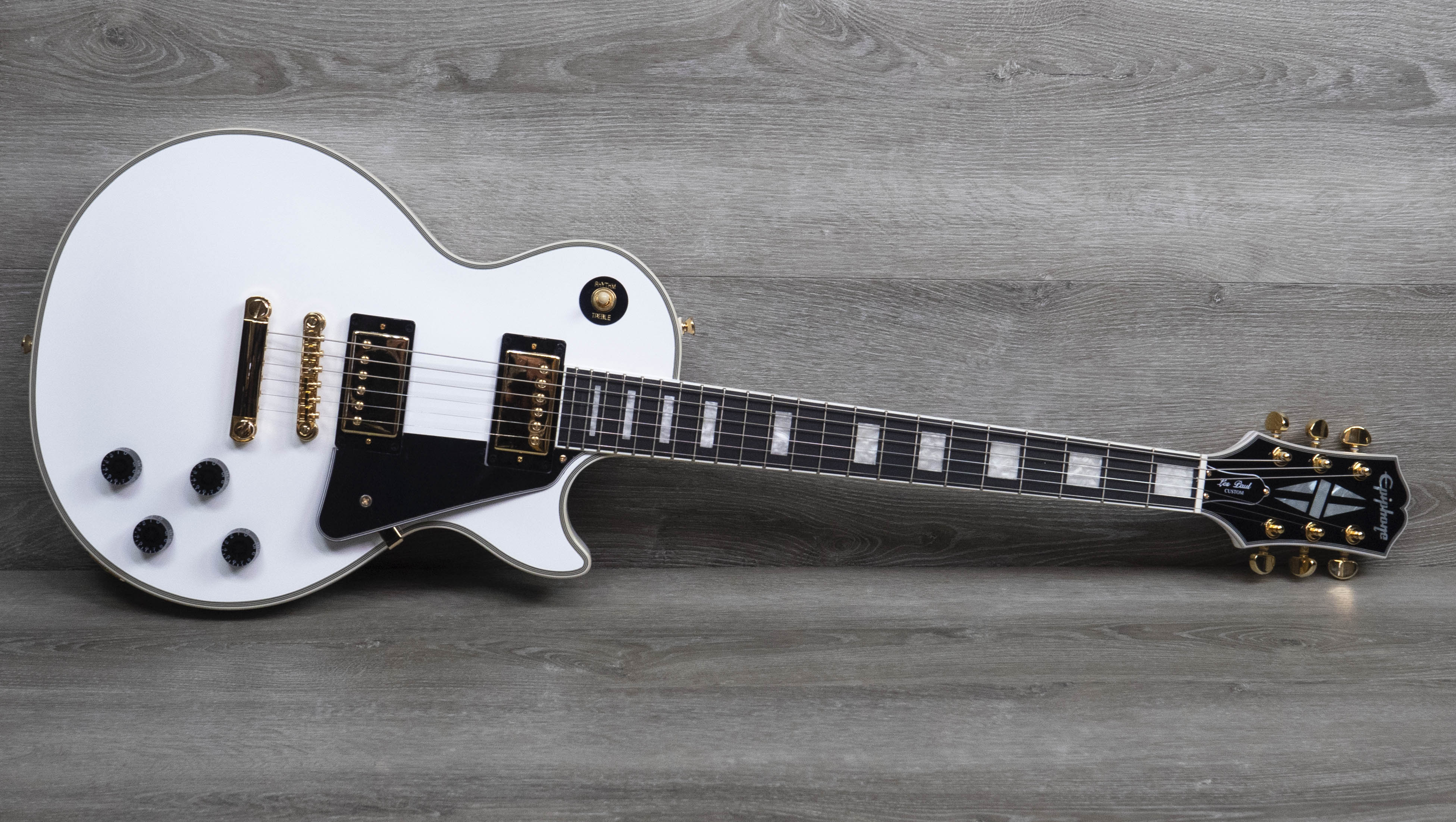 Epiphone Les Paul Custom, Alpine White