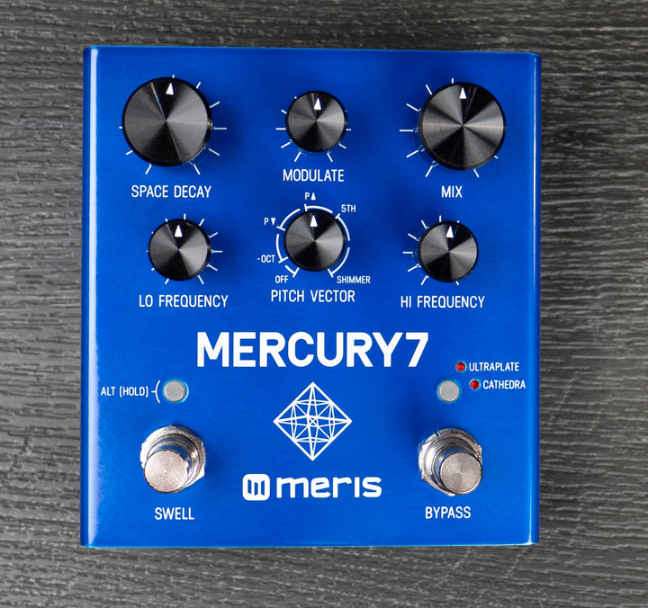 Pedal de efectos de reverberación DSP algorítmico Mercury7 de Meris