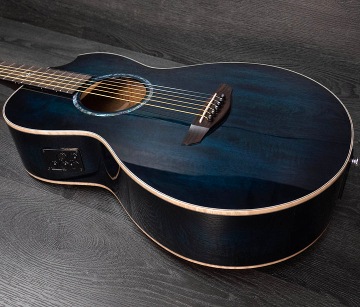 Faith Blue Moon Mercury Scoop Electro-Acoustic, All Solid Java Mango