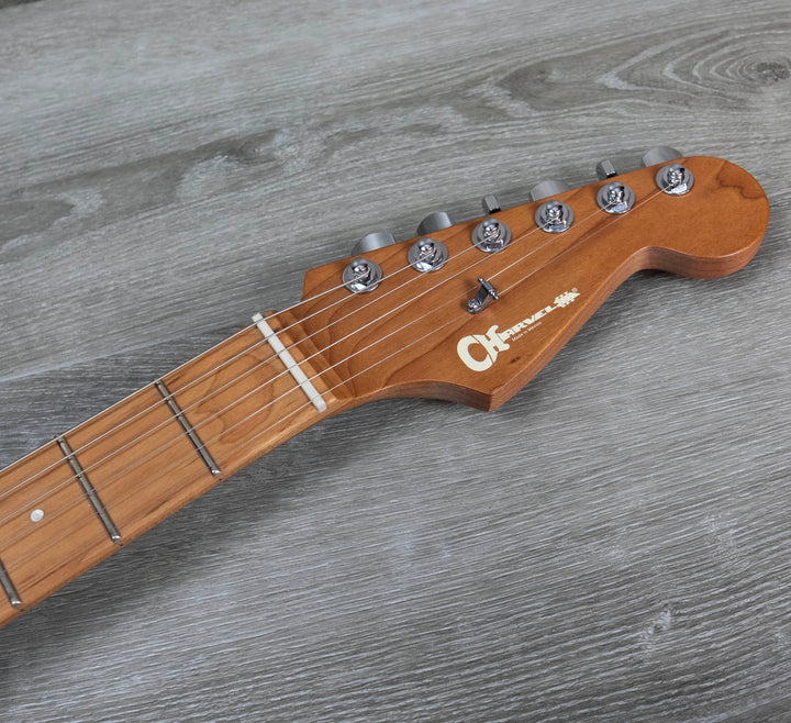 Charvel Pro-Mod DK24 HH 2PT CM, diapasón de arce caramelizado, Malibu Sunset