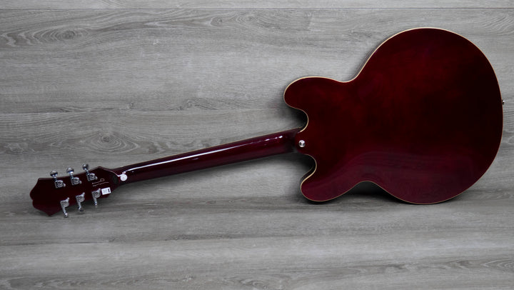 Epiphone Noel Gallagher Riviera, vin rouge foncé