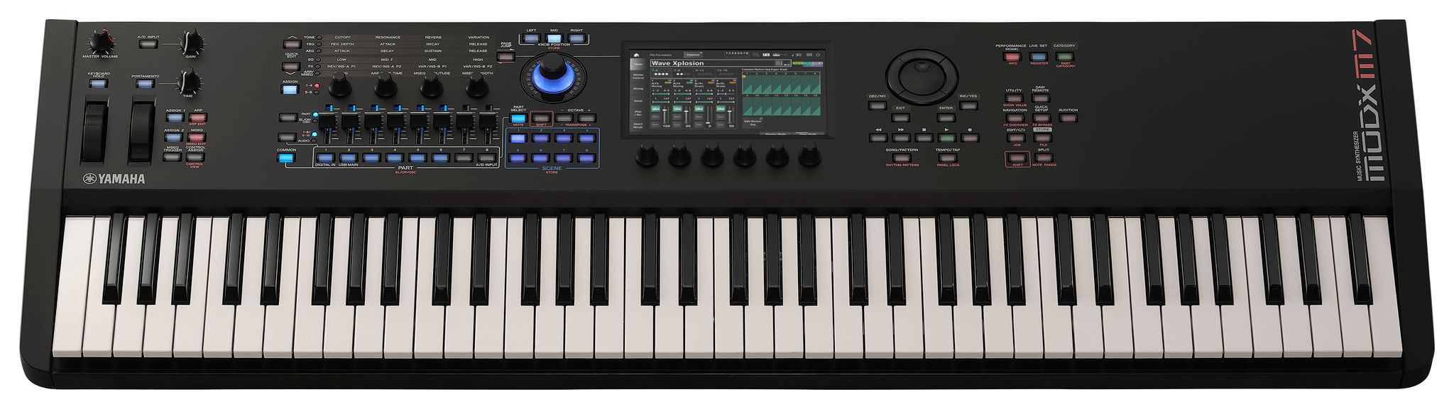 Yamaha MODX M7 Keyboard Synthesizer, 73 Key – A Strings