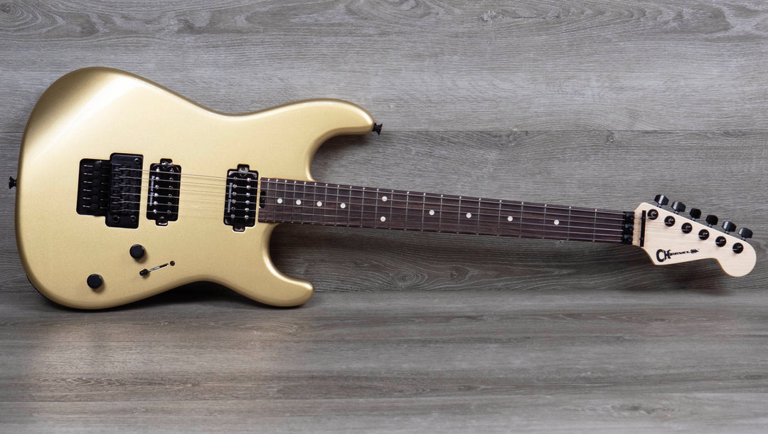 Charvel Pro-Mod San Dimas Style 1 HH FR, Rosewood Fingerboard, Pharaohs Gold