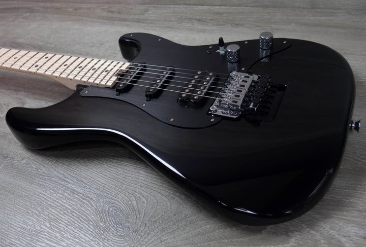 Charvel Pro-Mod So-Cal Style 1 HSS FR M, diapasón de arce, negro brillante