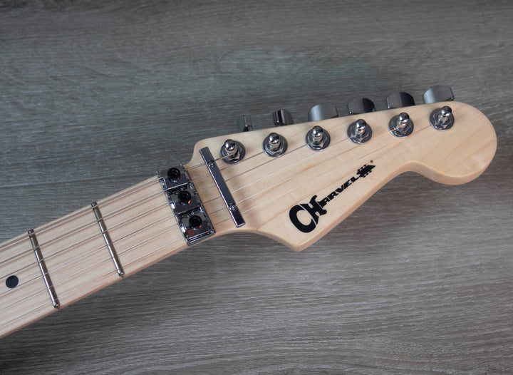 Charvel Pro-Mod So-Cal Style 1 HSS FR M, diapasón de arce, negro brillante