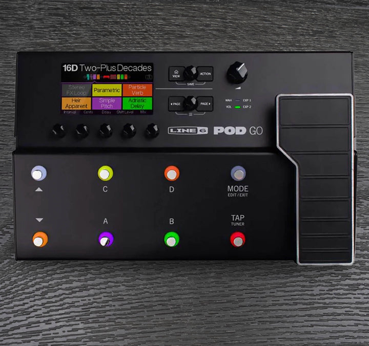 Pedal procesador de efectos de guitarra Line 6 POD Go