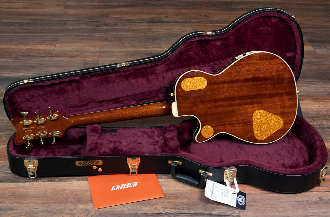Gretsch G6134TGQM-59 Édition limitée Quilt Classic Penguin avec Bigsby, touche en ébène, Forge Glow